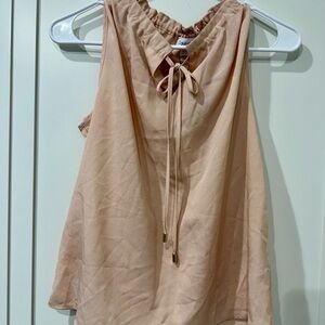 Calvin Klein Blush Pink Sleeveless Blouse